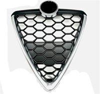 Grille de pare-chocs avant en nid d'abeille compatible Alfa Romeo GIULIETTA 2010-2020, grille de radiateur d'admission d'air sport OE156112051