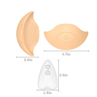 Hot Selling Silikon Wireless Fernbedienung Brust stimulation Massage gerät Weiblich Vibrierende Brust paste Flirten Sex Produkte