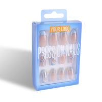 Ensemble de faux ongles et de colle Senboma : solutions non toxiques à marque privée pour les distributeurs de produits de beauté