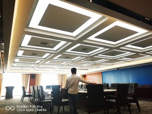 Zhihai Arc Trừu Tượng Đẹp Đêm Bầu Trời Thiết Kế In Trang Trí Nội Thất Sang Trọng Phòng Khách Trần Giả Thiết Kế - Product Image 4