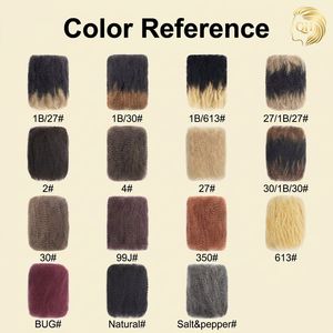 Extensions de <span class=keywords><strong>cheveux</strong></span> vierges indiens Remy en vrac, tissage à attacher, 50g, 4C Afro Kinky, 8-28 pouces, Locs Salt Pepper pour tresses, USA - Product Image 3