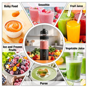 2026 OEM Factory New Design USB Rechargeable Portable Juicer Blender Fresh BPA Free Juice Mixeur <b>Machine</b> for Home Outdoors - Product Image 4