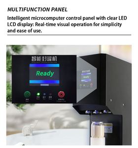 Nouvelle Machine Manuelle <span class=keywords><strong>de</strong></span> Scellage <span class=keywords><strong>de</strong></span> Bouteilles PET et <span class=keywords><strong>de</strong></span> Couvercles pour Boissons, Portable, 110V/220V - Product Image 2