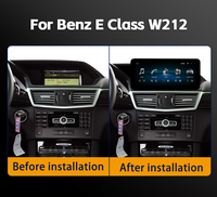 Écran tactile de tableau de bord Qualcomm 680 7 pouces pour remplacer le moniteur de voiture pour Mercedes Classe E (1994-2016) - Android Auto, caméra 360°