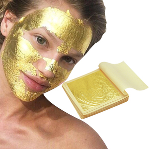 جودة عالية 24K ورقة ذهبية للعناية بالبشرة معدن ختمها قناع وجه حل جوهر طباعة أوفست - Product Image 1