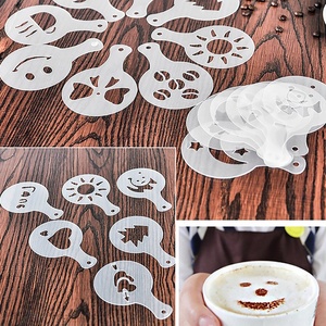 16 pz/set Cappuccino caffè decorazione Maker Art stencil <span class=keywords><strong>disegno</strong></span> modello strumenti - Product Image 3