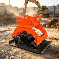 Plaque vibrante hydraulique haute performance RIBETTER pour excavatrices de 1,5 à 40 tonnes – Moteur de compactage pour routes