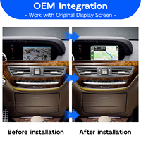 Kit d'interface de module décodeur sans fil Apple CarPlay et Android Auto pour Mercedes Benz NTG3.0/NTG3.5, mise à niveau pour Classe S W221