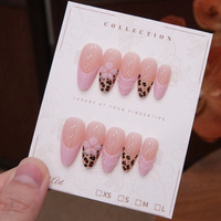 Uñas Acrílicas Hechas a Mano de Color Sólido con Efecto Ojo de Gato, Paquete de 10 Uñas Postizas al por Mayor, Uñas a Presión