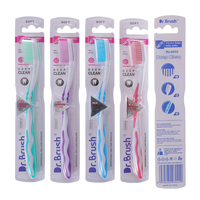 Brosse à dents souple à poils effilés et gratte-langue, poignée ergonomique antidérapante pour adultes, fabricant de brosses à dents ODM OEM