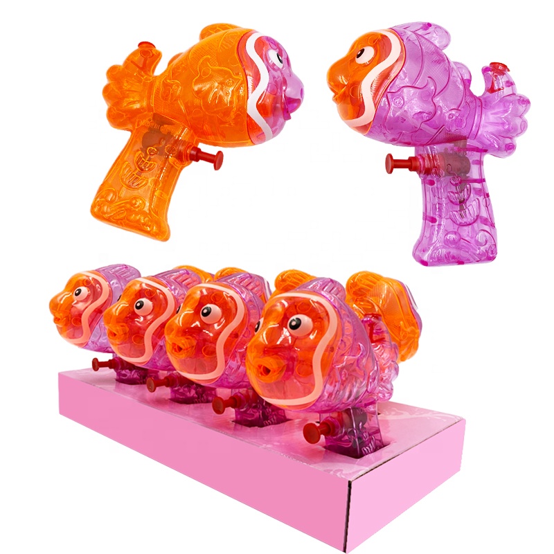 Качественная игрушка jollycandy в форме целующейся рыбы, водяной пистолет, пластиковая игрушка с конфетами для детей, летняя игра
