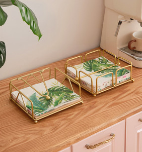 Suporte de Guardanapo de Design Europeu para Restaurantes Ocidentais, Hotéis, Cafés, Mesas, Portátil, Multiuso, Durável, em Ferro para Casa e Escritório - Product Image 6