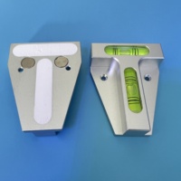 Niveau à bulle magnétique REALMAX en aluminium, double bulle, coque métallique, niveau de positionnement triangulaire, vente en gros