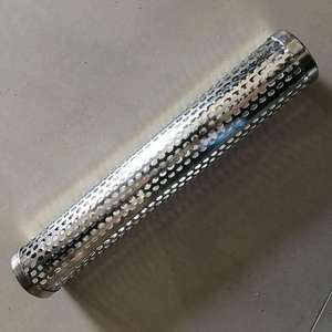 Tuyau rond en acier inoxydable 304 316 de haute qualité, filtre de 40 mm, tube métallique perforé pour échappement, meilleur prix - Product Image 2