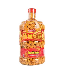 A large volume of exquisite bottles snack popcorn from chinese snack factory