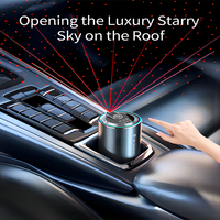 Aromathérapie intelligente pour voiture avec projection d'étoiles ciel étoilé lumière Parfum de voiture Diffuseur de parfum d'aromathérapie pour la maison