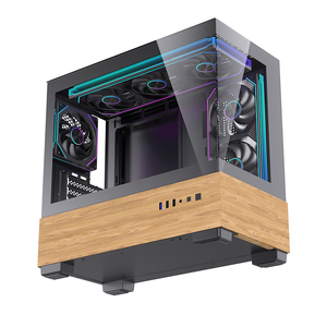 Lovinglcool thiết kế mới trường hợp máy tính đầy đủ tháp <span class=keywords><strong>ATX</strong></span>/Micro AXT/<span class=keywords><strong>ITX</strong></span> gỗ chơi game PC trường hợp CPU tháp tủ - Product Image 3
