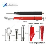 Multimètre Multifonctionnel 16-en-1 Câble de Test Fiche Banane Stylo Câble Conducteur en Cuivre Silicone PVC 750mm 250V Mesure
