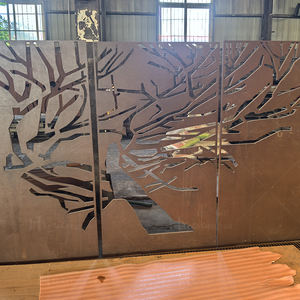 Hoja <span class=keywords><strong>de</strong></span> acero al carbono Corten <span class=keywords><strong>de</strong></span> alta resistencia, cama <span class=keywords><strong>de</strong></span> flores, 2mm, perforación, certificado CE, paso <span class=keywords><strong>de</strong></span> piel, decoración <span class=keywords><strong>de</strong></span> paisaje - Product Image 1