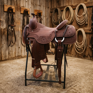 Compre en Línea: Silla de Montar Inglesa BS International para Carreras de Caballos, de Cuero Sostenible y Resistente, Última Llegada - Product Image 1