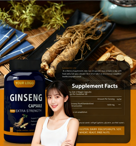 Koreaanse Rode <span class=keywords><strong>Ginseng</strong></span> Extract <span class=keywords><strong>Capsules</strong></span> - Kruidensupplement voor huidverzorging & energie voor volwassen mannen & vrouwen (500mg/1000mg 2 <span class=keywords><strong>capsules</strong></span> per dag) - Product Image 2