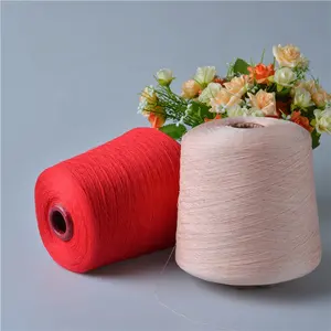 GRS认证再生纱线进口商35/65% 棉涤纶纱针织和编织袜子手套用tc或cvc纱
