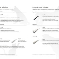 Appareil d'échographie diagnostique vétérinaire Mindray Vetus 7 Exp avec sonde micro-convexe C11-3s et sonde de phase P8-2s