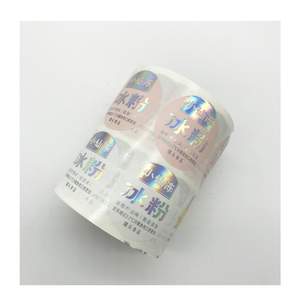 Logotipo personalizado pegatina impresión círculo redondo rollo impermeable lata botella etiqueta para alimentos - Product Image 2