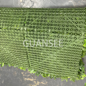 Tapis de <span class=keywords><strong>haie</strong></span> artificielle en faux <span class=keywords><strong>laurier</strong></span>, feuillage vert UV, panneaux de clôture pour l'intimité, écran en gazon artificiel pour la décoration murale - Product Image 5
