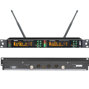 SHUPU-Micrófono dinámico profesional UHF, inalámbrico, de mano, tecnología IR, cancelación de ruido, para escenario de canto en Iglesia - Product Image 2