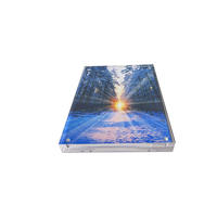 Cadres photo en acrylique transparent de 10 mm, double face, 4x6 pouces, exquis, pour tables