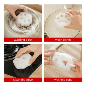 Éponge de lavage personnalisée en forme de patte de chat, éponge de nettoyage pour la cuisine, éponge à vaisselle, chiffon à vaisselle - Product Image 2