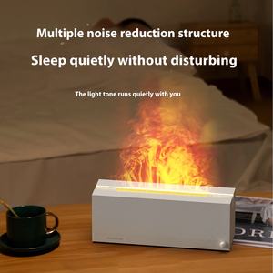 Hxtc88 ultrasons brume fraîche humidificateur à Air 3D glace feu flamme froide Table bureau Portable huile essentielle aromathérapie diffuseur - Product Image 3