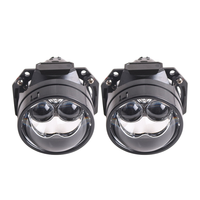 Sanvi S62 High Quality High Low Beam Light 48w Mini Bi-led Projector Lens 2.5 Inch Headlights For Car