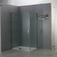 Nouvelle arrivée : Cabine de douche portable en alliage d'aluminium avec cadre pour salle de bain, design moderne