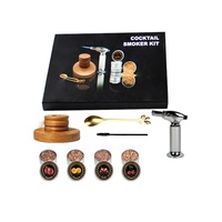 Kit de ahumador de bebidas de roble antiguo con antorcha Logotipo personalizado de calidad premium Nueva llegada para el Día del Padre para Wine Bar Whisky