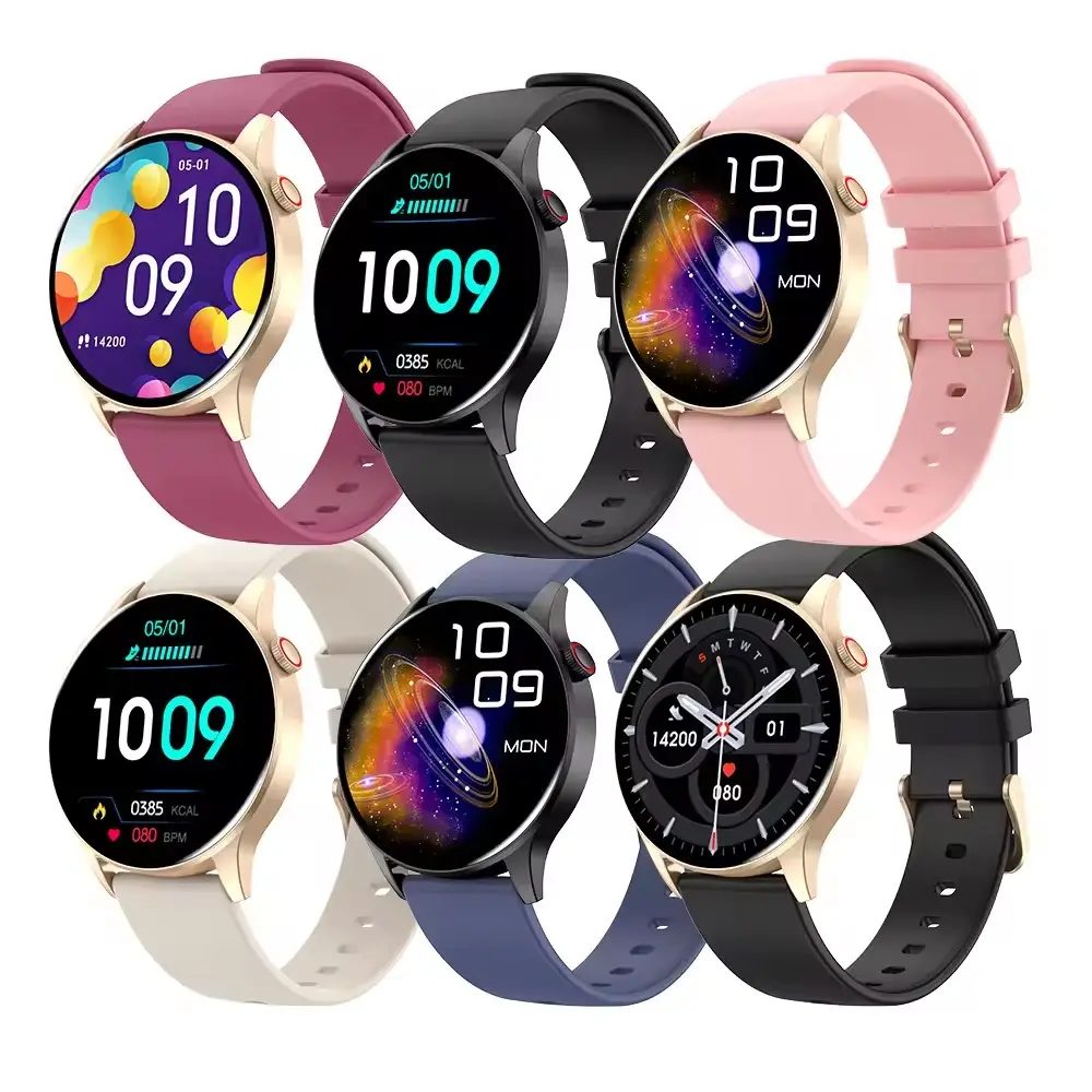 Free sample smart watch music full touch big screen health Bluetooth calling smart watch AMOLED