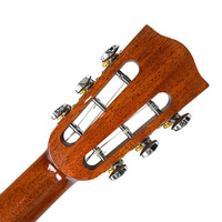 Mollo 41 Inci Gitar Akustik Dreadnought 6 Senar Kayu Solid Bagian Atas Rosewood Bagian Belakang Cutaway Gloss Matte Finish untuk Pemula