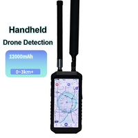 Détecteur de drone WiFi portable Fréquences 900MHz 1.2MHz 2.4GHz 5.8GHz pour le suivi des drones dans la sécurité et la protection