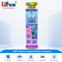 LIFUN Gamer Spin 30 Clips Machine de jeu à monnayeur pour la distribution de cadeaux, pour centre commercial, enfants, en métal, garantie 1 an