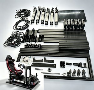Cockpit de divertissement intérieur avec écran pour simulateur de conduite automobile, plateforme de mouvement 6DOF professionnelle SC, pour jeux de course, à vendre - Product Image 3