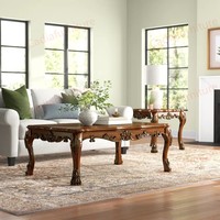 Meubles anciens de luxe, structure en bois, canapés et fauteuils en cuir, cadre en bois sculpté à la main, ensemble de canapés en cuir