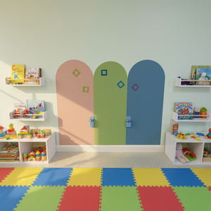 <span class=keywords><strong>Pizarra</strong></span> Magnética Removible Autoadhesiva de Borrado en Húmedo para Dibujo y Aprendizaje Infantil - Product Image 2