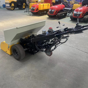 Machine à pavés puissante pour l'extérieur, mini finisseur de chaussée de 1 mètre, godet de 150 L, prix avantageux - Product Image 5