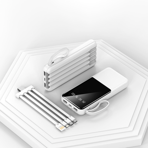 Banco de Energía Portátil de 10000mAh, 22.5W, Doble USB, con Cables Integrados, Cargador Portátil para Teléfonos Móviles - Product Image 3