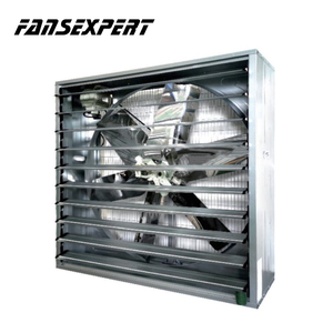 Tùy chỉnh gia cầm quạt thông gió nhiệm vụ nặng nề công nghiệp Quạt thông gió Gà nhà hệ thống ống xả cao CFM thép mạ kẽm - Product Image 1