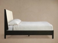 Modernes Luxus-Massivholzbettgestell Designer Gepolstertes Plattformbett Holzbetten für Schlafzimmer-Sets Luxusmöbel