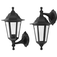 Lámpara de Jardín Europea P611 a Precio Económico con Sensor de Movimiento, Montaje en Pared, Exterior, Impermeable, Material de PC, Garantía de 3 Años