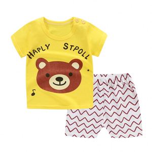 Ensemble de vêtements pour bébé garçon de 6 à 24 mois, short, chemise, barboteuse, 2 pièces, vêtements d'été - Product Image 2