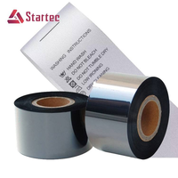 Ruban en résine lavable STARTEC de haute qualité, résistant aux rayures, TTR pour étiquettes en satin et en nylon, compatible Konica Minolta